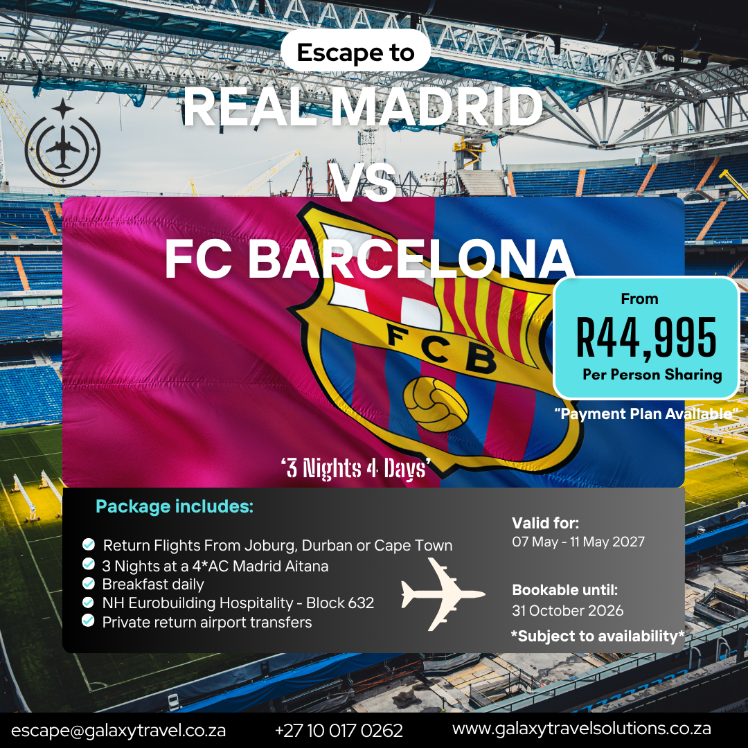 Real Madrid vs FC Barcelona travel special