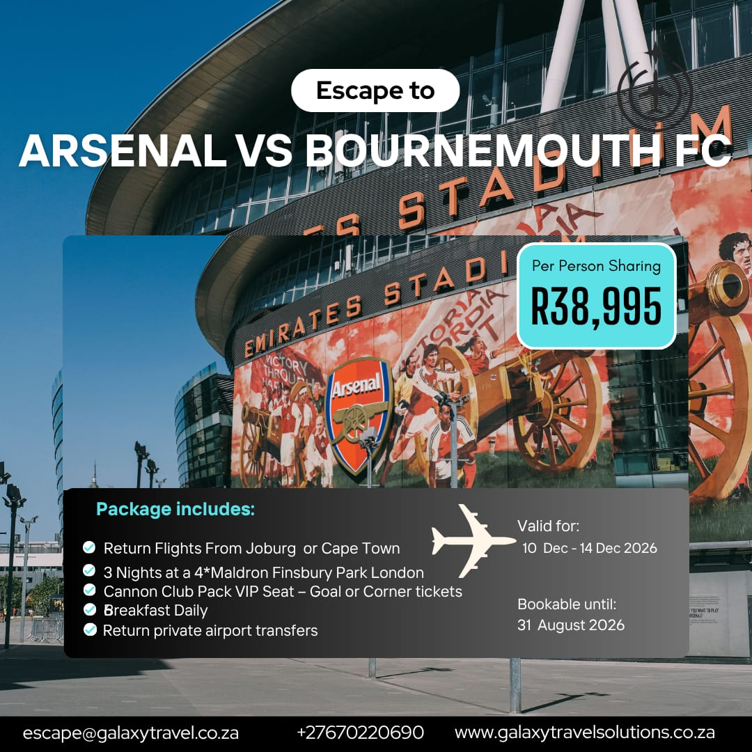 Arsenal vs Bournemouth travel special