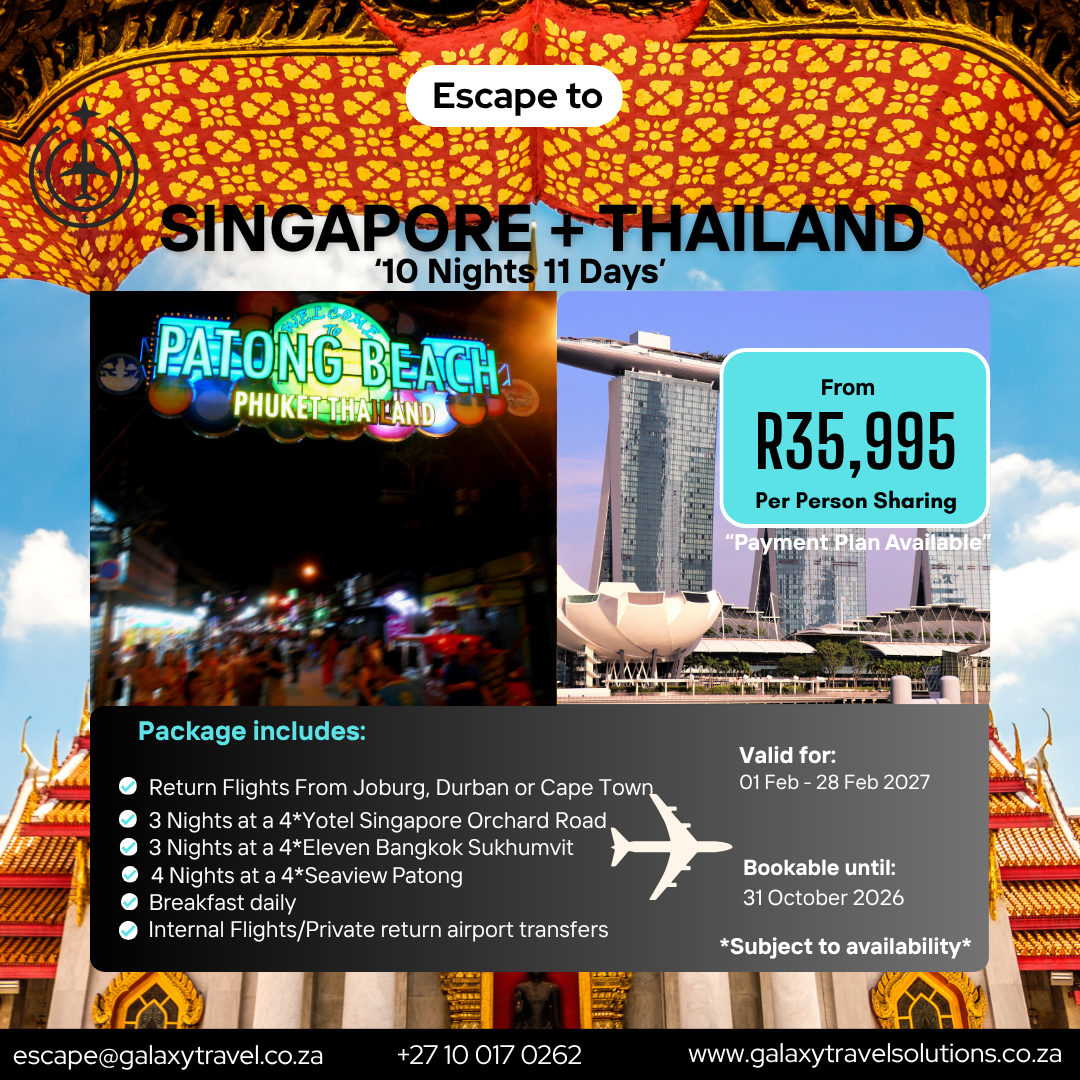 Singapore + Thailand travel special
